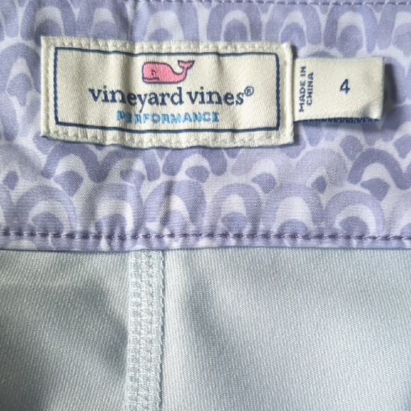 Vineyard Vines Lavender Patterned performance Golf Tennis Skirt Shorts Skorts - Picture 9 of 15